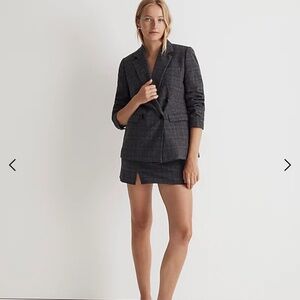Madewell - Rosedale Plaid Blazer, color: Kyle Mini Glen sz6 BNWT